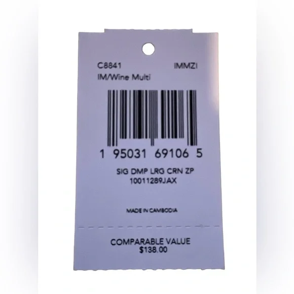 Coach wristlet NWT color wine/multi - Picture 2 of 2